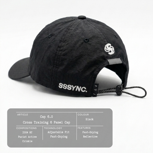 Cap 6.0 Black SSSYNC STUDIOS x FTJ