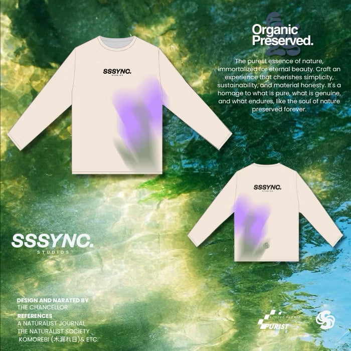 Organic Preserved Cream Long Sleeve Woman SSSYNC Studios Running Jersey