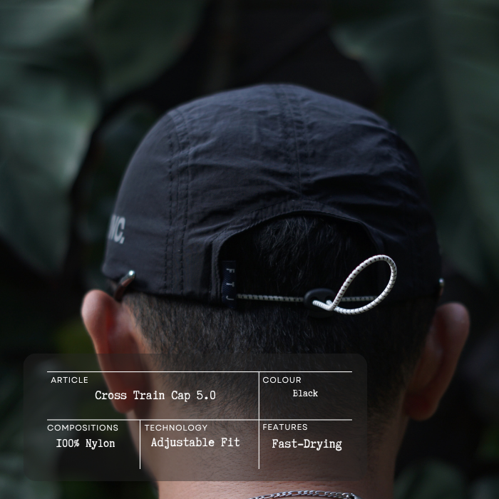 Cross Train Cap 5.0 Black SSSYNC Studios