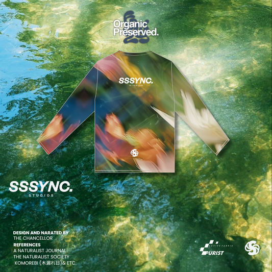 Organic Preserved Summer Bloom Long Sleeve Woman SSSYNC Studios Running Jersey