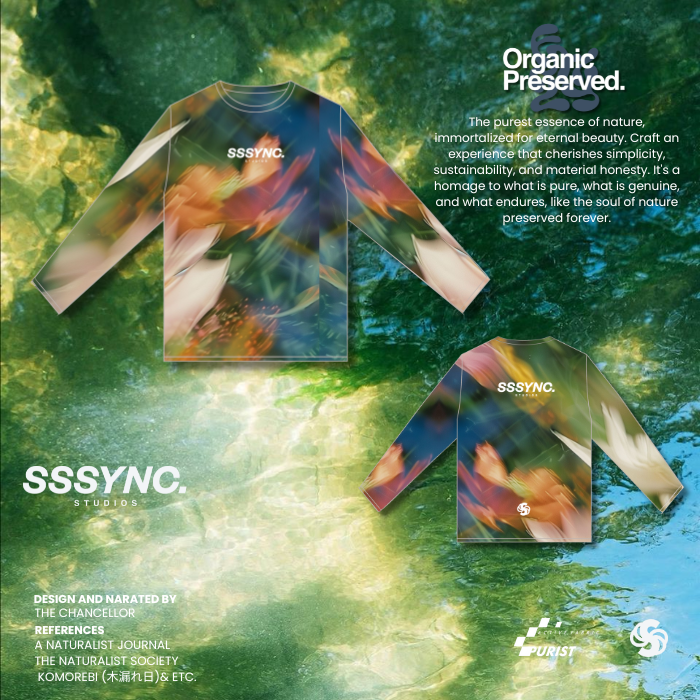 Organic Preserved Summer Bloom Long Sleeve Woman SSSYNC Studios Running Jersey