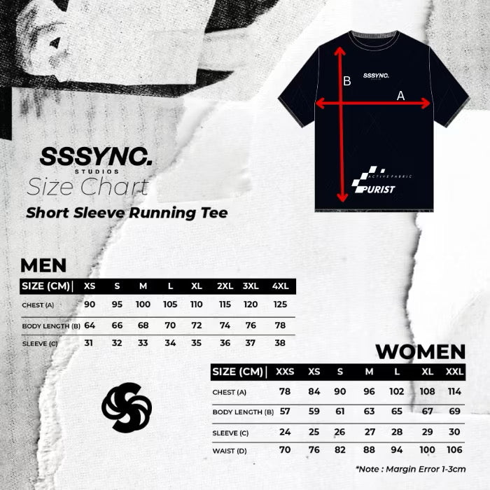 Mideast Enigma Street Gang Short Sleeve SSSYNC Studios Running Jersey