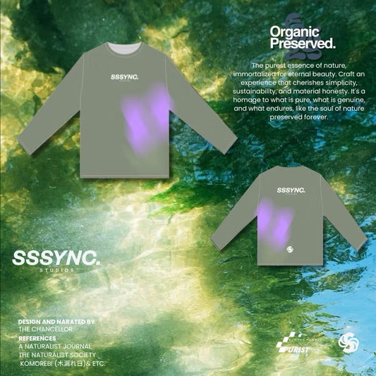 Organic Preserved Sage Long Sleeve Woman SSSYNC Studios Running Jersey