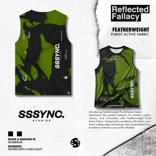 Reflected Fallacy Plateau Muscle Tee SSSYNC Studios Running Jersey