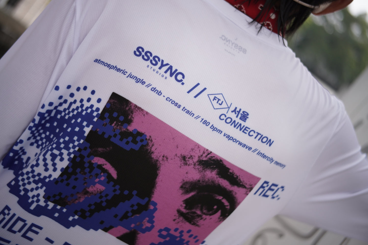 Cross Train White - SSSYNC STUDIOS x FTJ Running and Cycling Long Sleeve