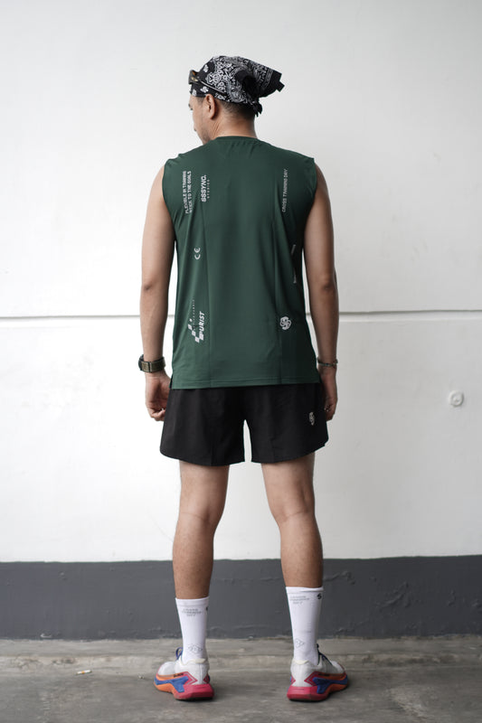 Cross Train G.E.N Sleeveless Tees Green