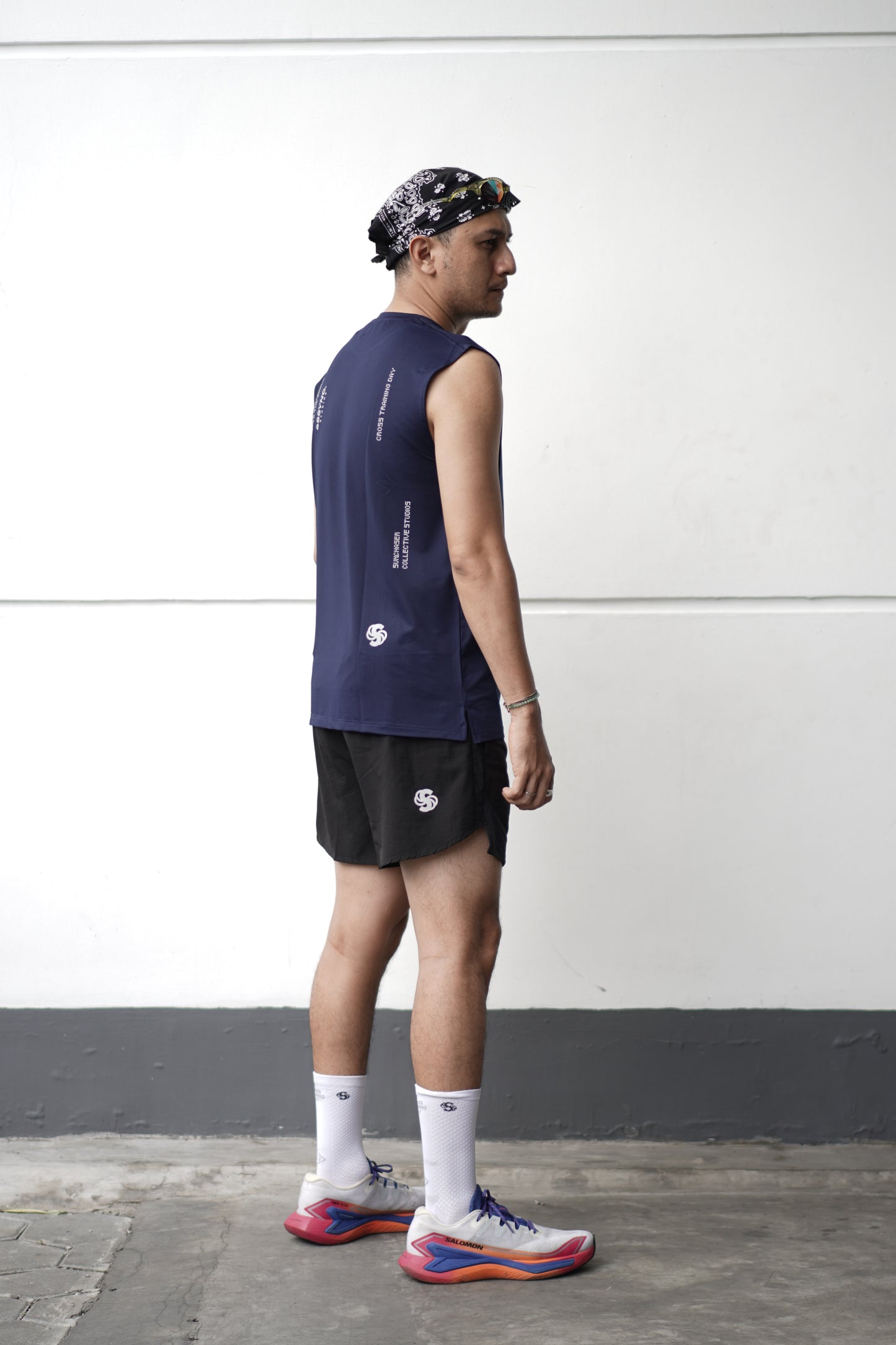 Cross Train G.E.N Sleeveless Tees Navy