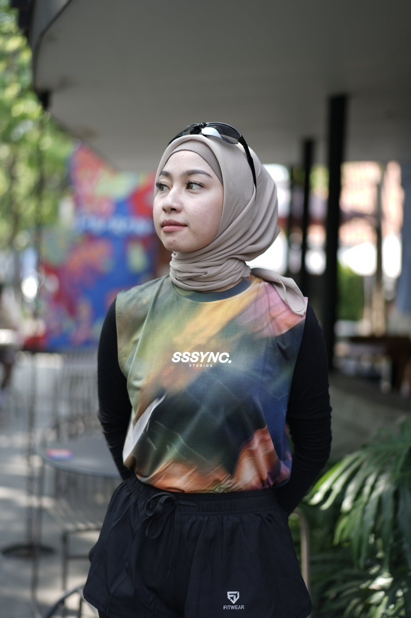 Organic Preserved Summer Bloom Muscle Tee SSSYNC Studios Running Jersey