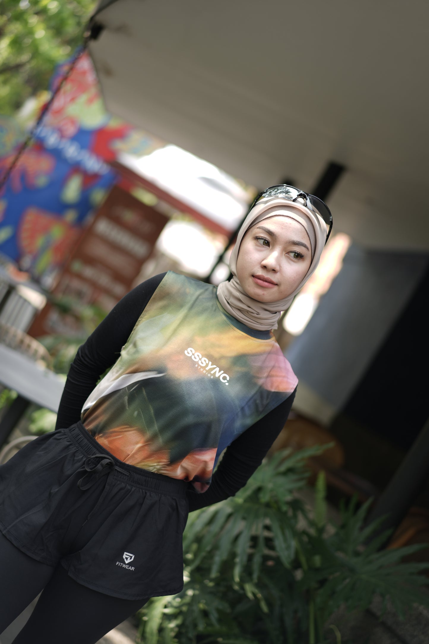 Organic Preserved Summer Bloom Sleeveless SSSYNC Studios Running Jersey