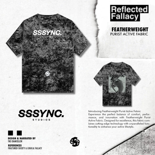 Reflected Fallacy Confusing Fact Washed Short Sleeves SSSYNC Studios Running Jersey