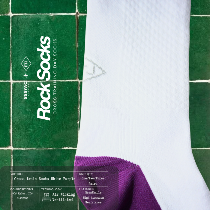 Rock Socks Sssync Studios x FTJ Cross Training Socks 3 Pairs