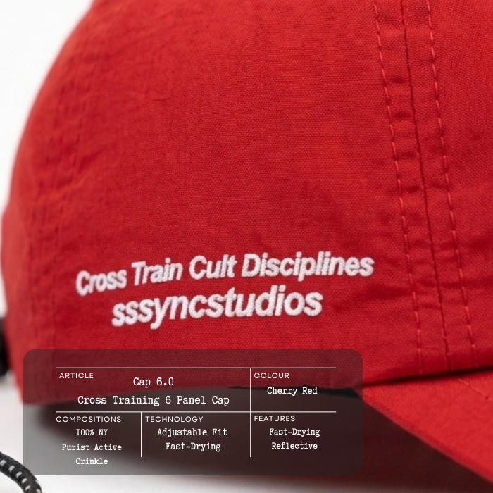 Cap 6.0 Cherry Red SSSYNC STUDIOS x FTJ