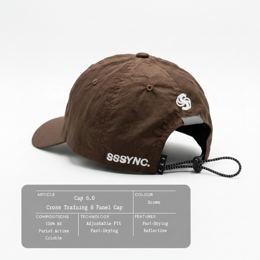 Cap 6.0 Brown SSSYNC STUDIOS x FTJ