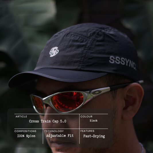 Cross Train Cap 5.0 Black SSSYNC Studios