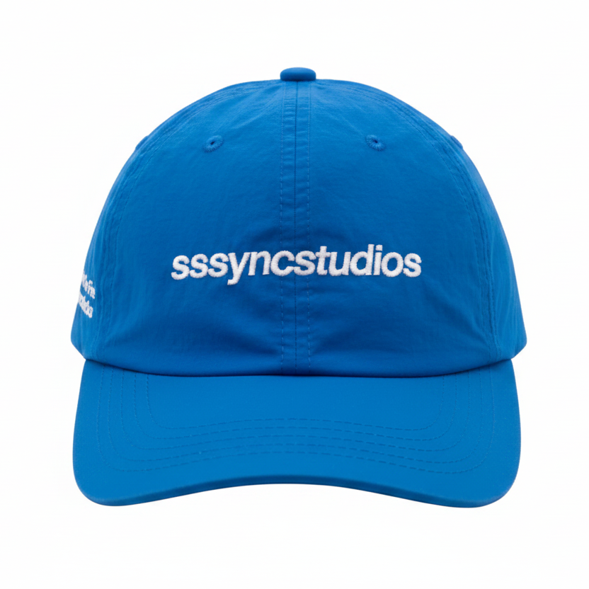 Cap 6.0 Blue Electric SSSYNC STUDIOS x FTJ