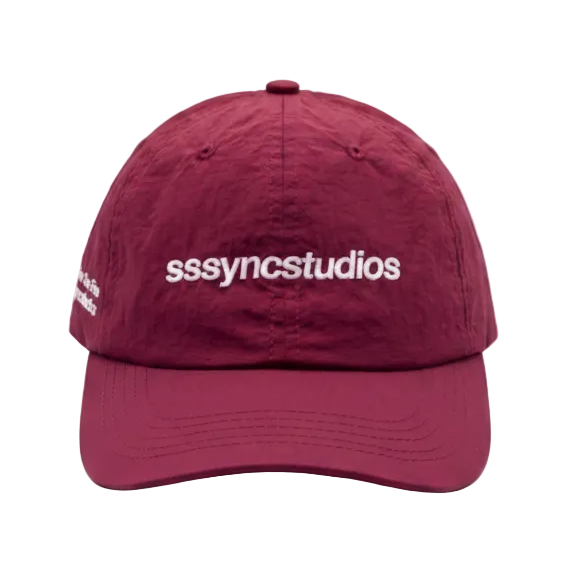 Cap 6.0 Burgundy SSSYNC STUDIOS x FTJ