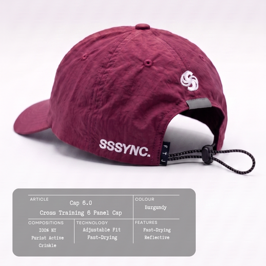 Cap 6.0 Burgundy SSSYNC STUDIOS x FTJ