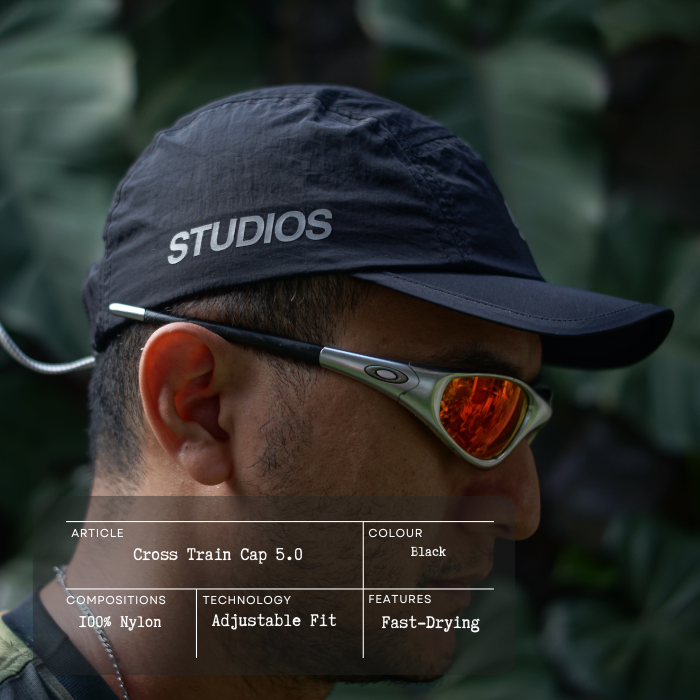 Cross Train Cap 5.0 Black SSSYNC Studios