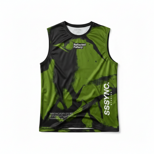 Reflected Fallacy Plateau Muscle Tee SSSYNC Studios Running Jersey