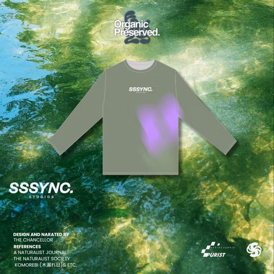 Organic Preserved Sage Long Sleeve Woman SSSYNC Studios Running Jersey