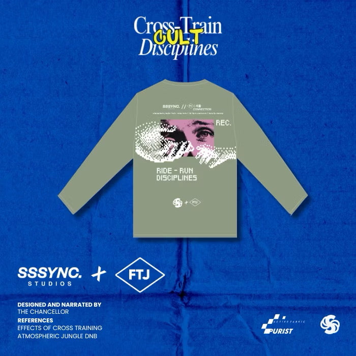 Cross Train Sage - SSSYNC STUDIOS x FTJ Running and Cycling Long Sleeve