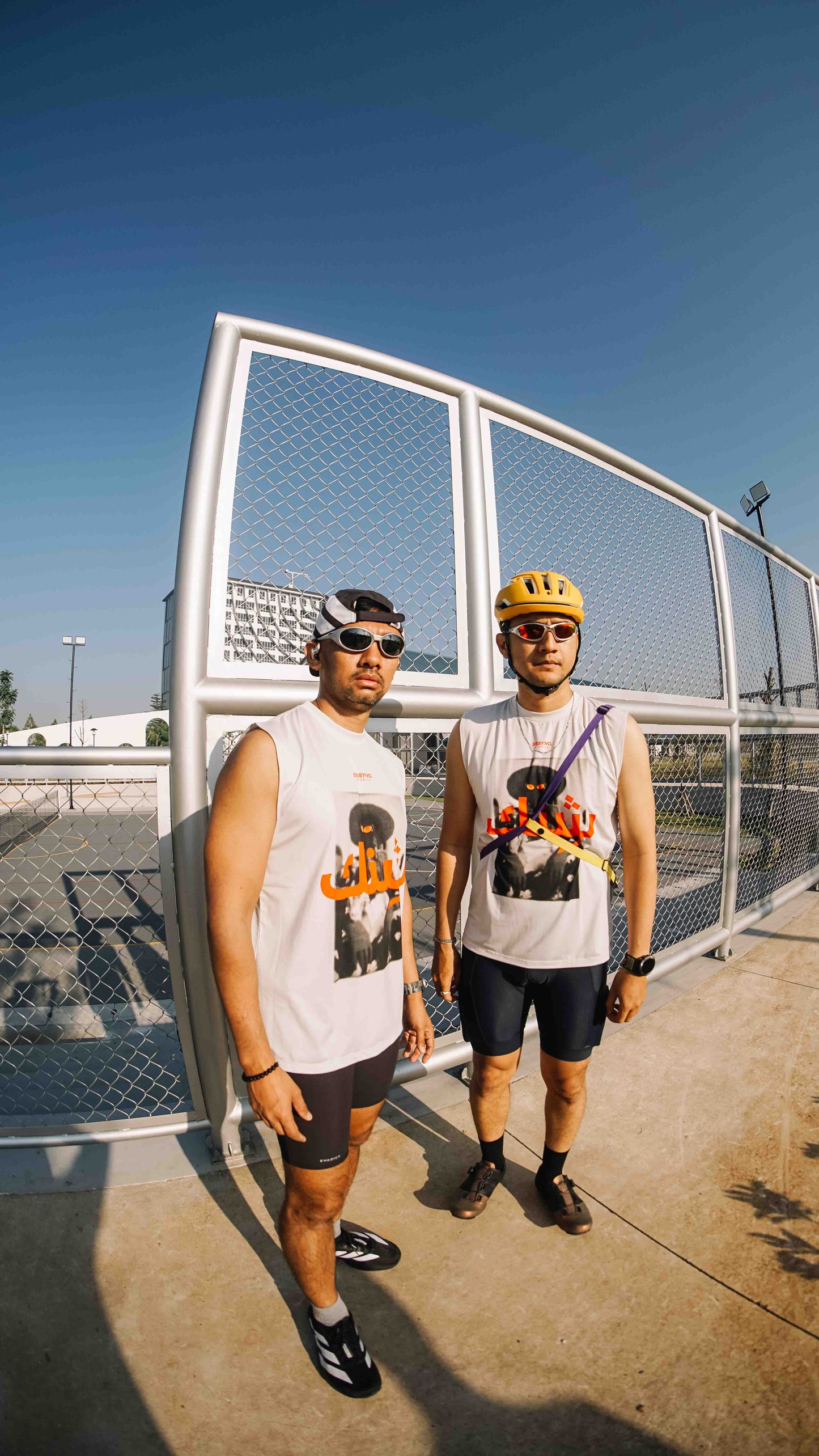 Mideast enigma sacrifice cult muscle tee - SSSYNC Studios Running Jersey