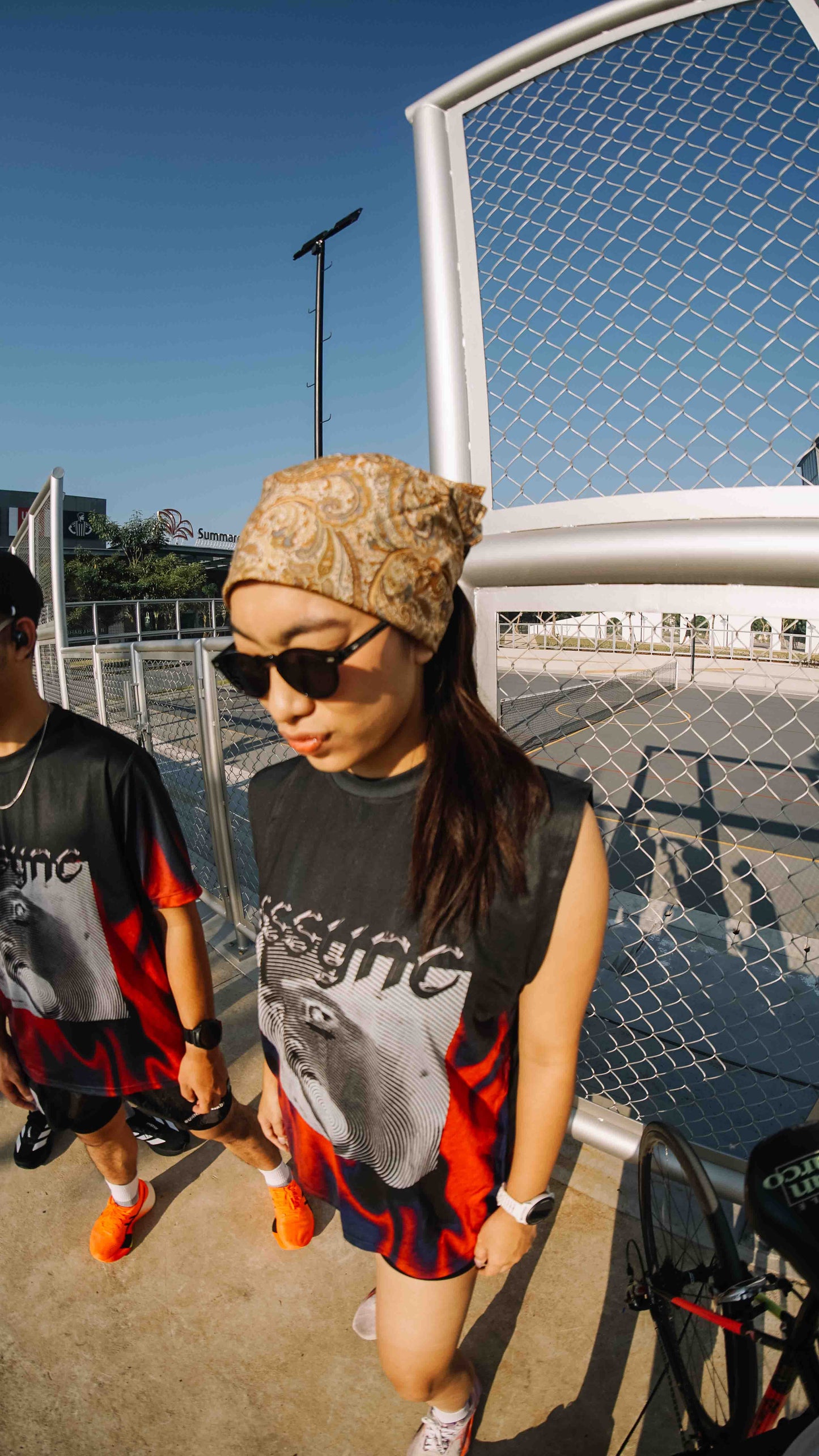 Reflected Fallacy Confusing Fact Black Muscle Tee SSSYNC Studios Running Jersey