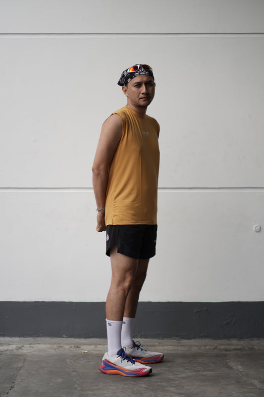 Cross Train G.E.N Sleeveless Tees Gold
