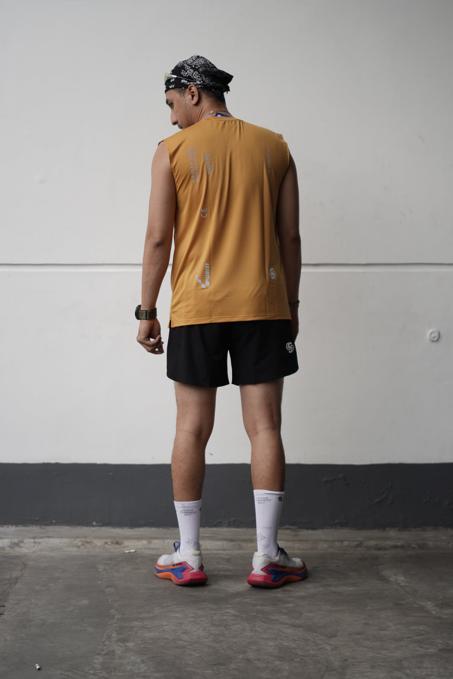 Cross Train G.E.N Sleeveless Tees Gold