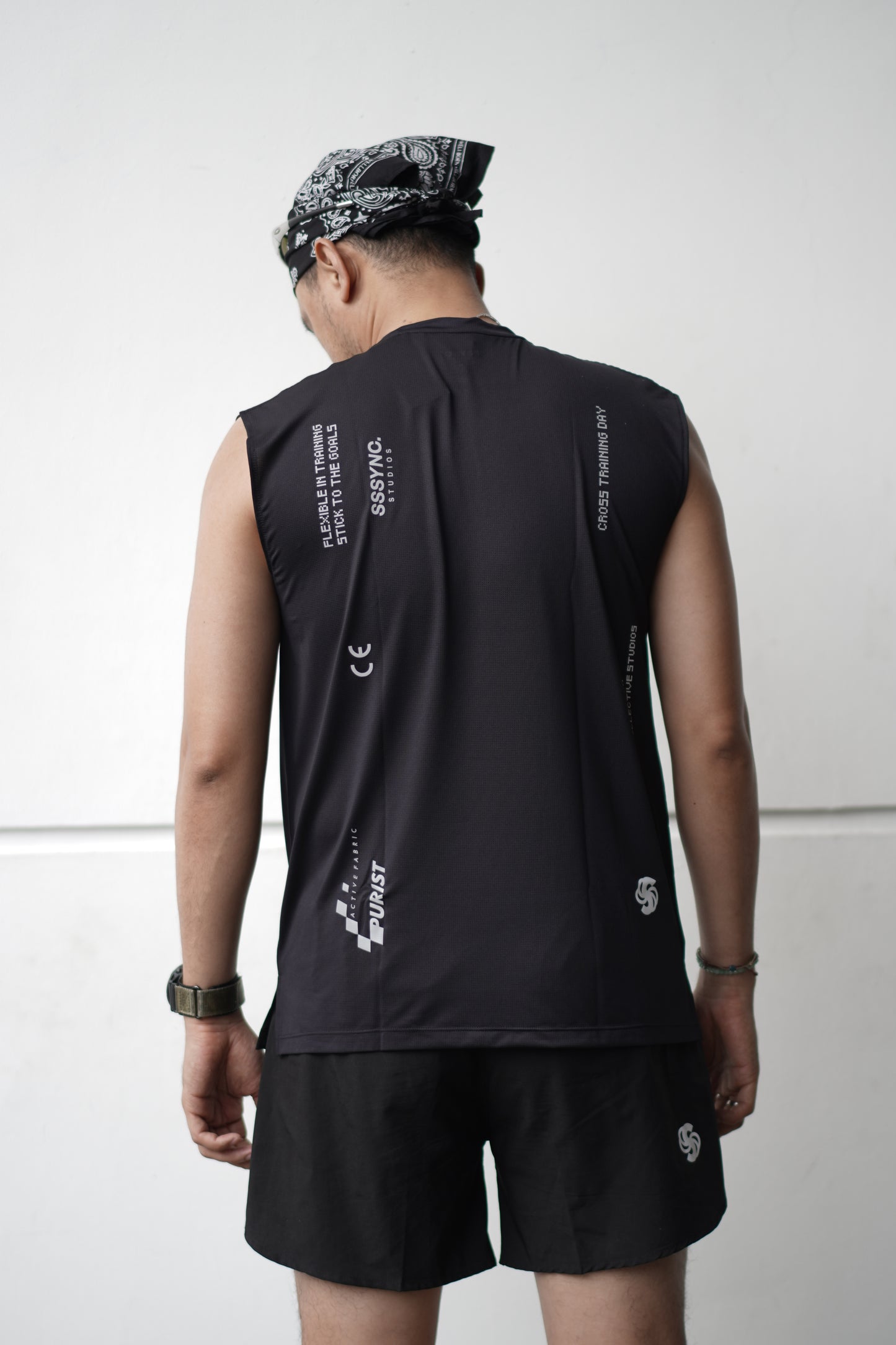 Cross Train G.E.N Sleeveless Tees Black