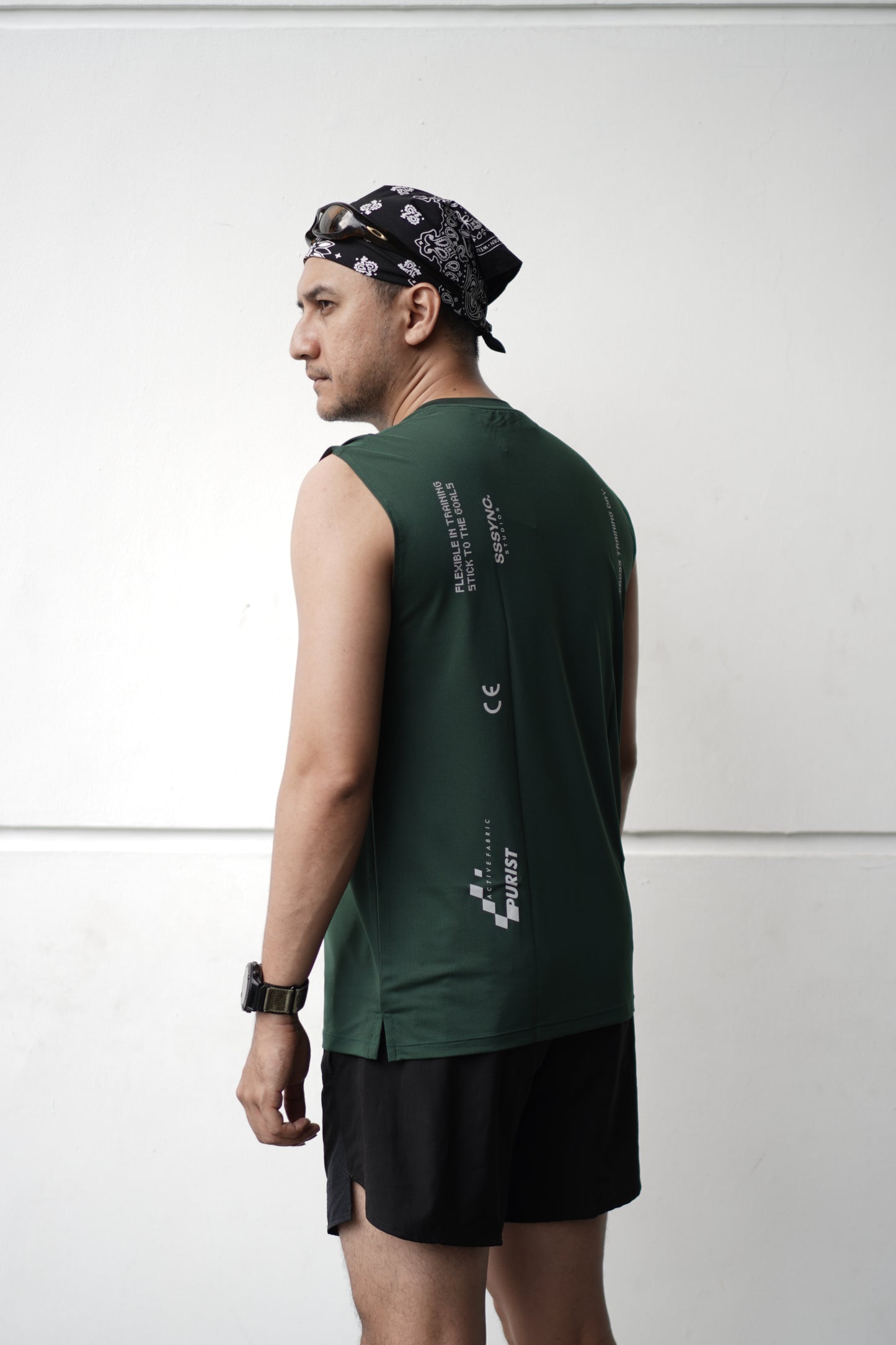 Cross Train G.E.N Sleeveless Tees Green