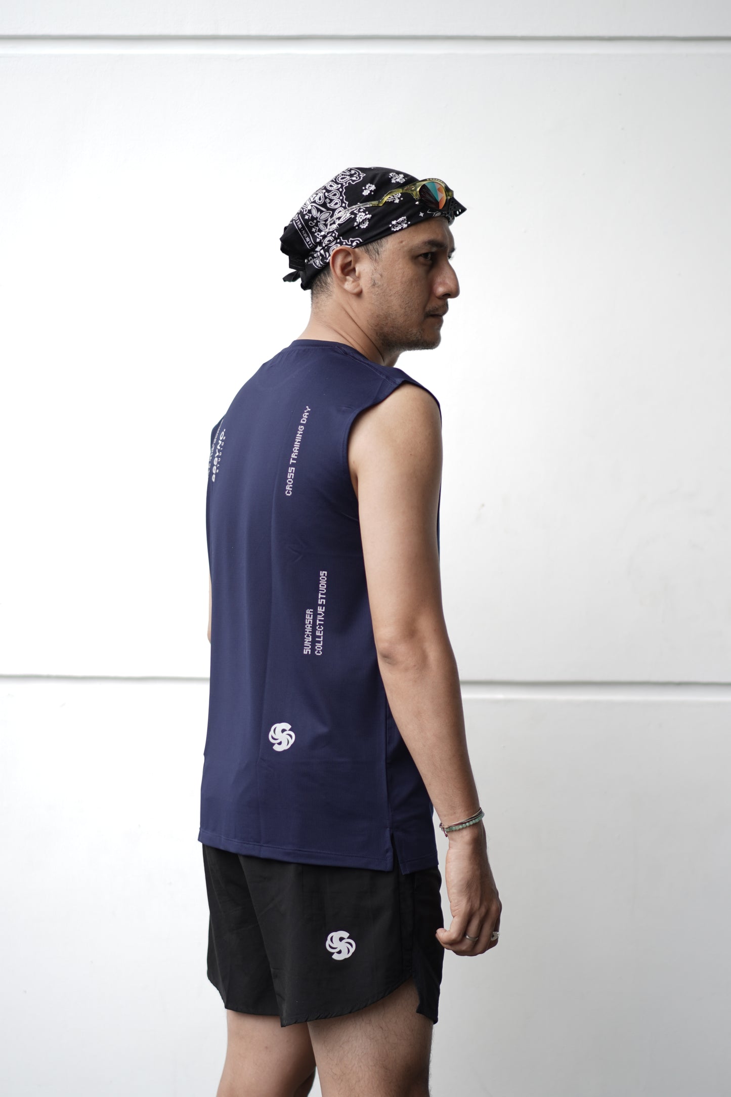 Cross Train G.E.N Sleeveless Tees Navy