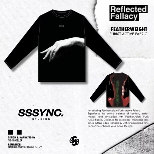 Reflected Fallacy Ray Touch SSSYNC Studios Long Sleeve Running Jersey