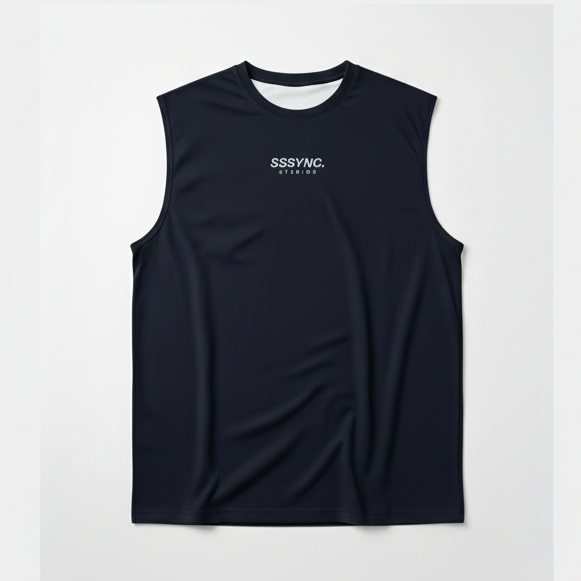 Cross Train G.E.N Sleeveless Tees Navy