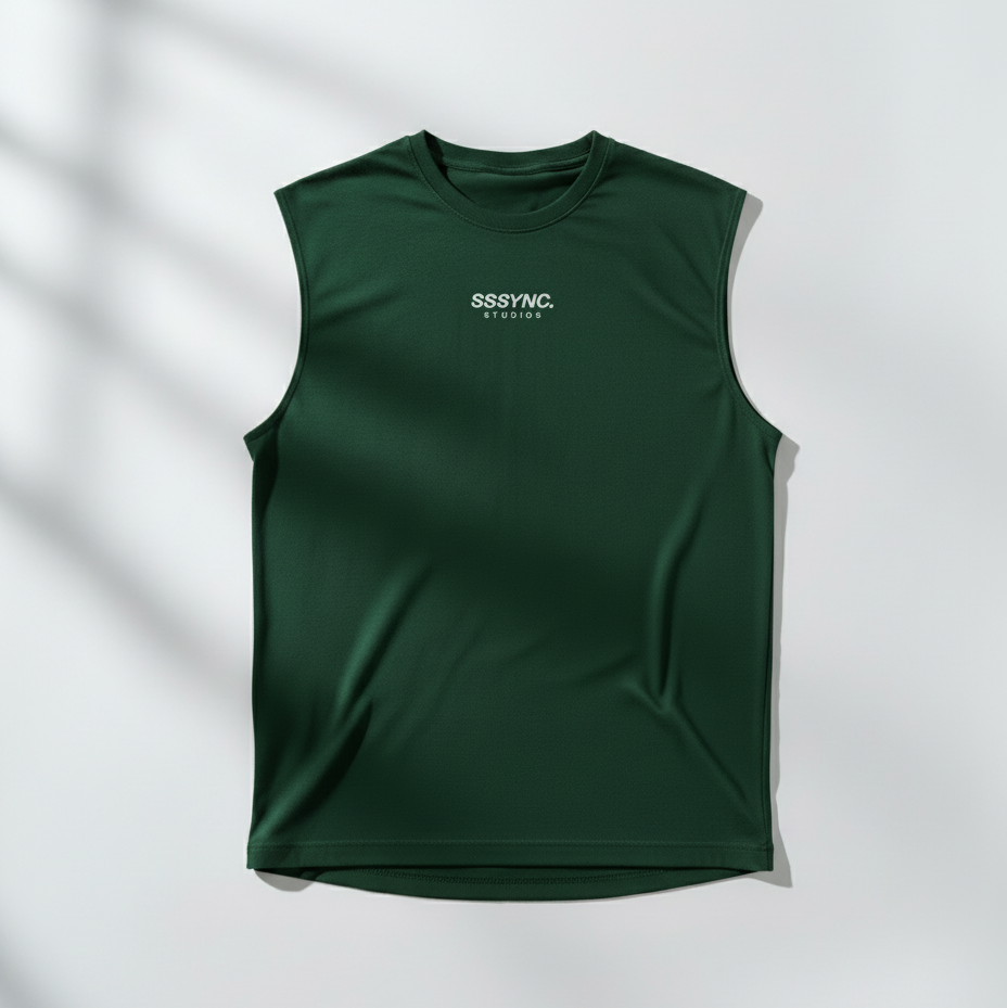 Cross Train G.E.N Sleeveless Tees Green