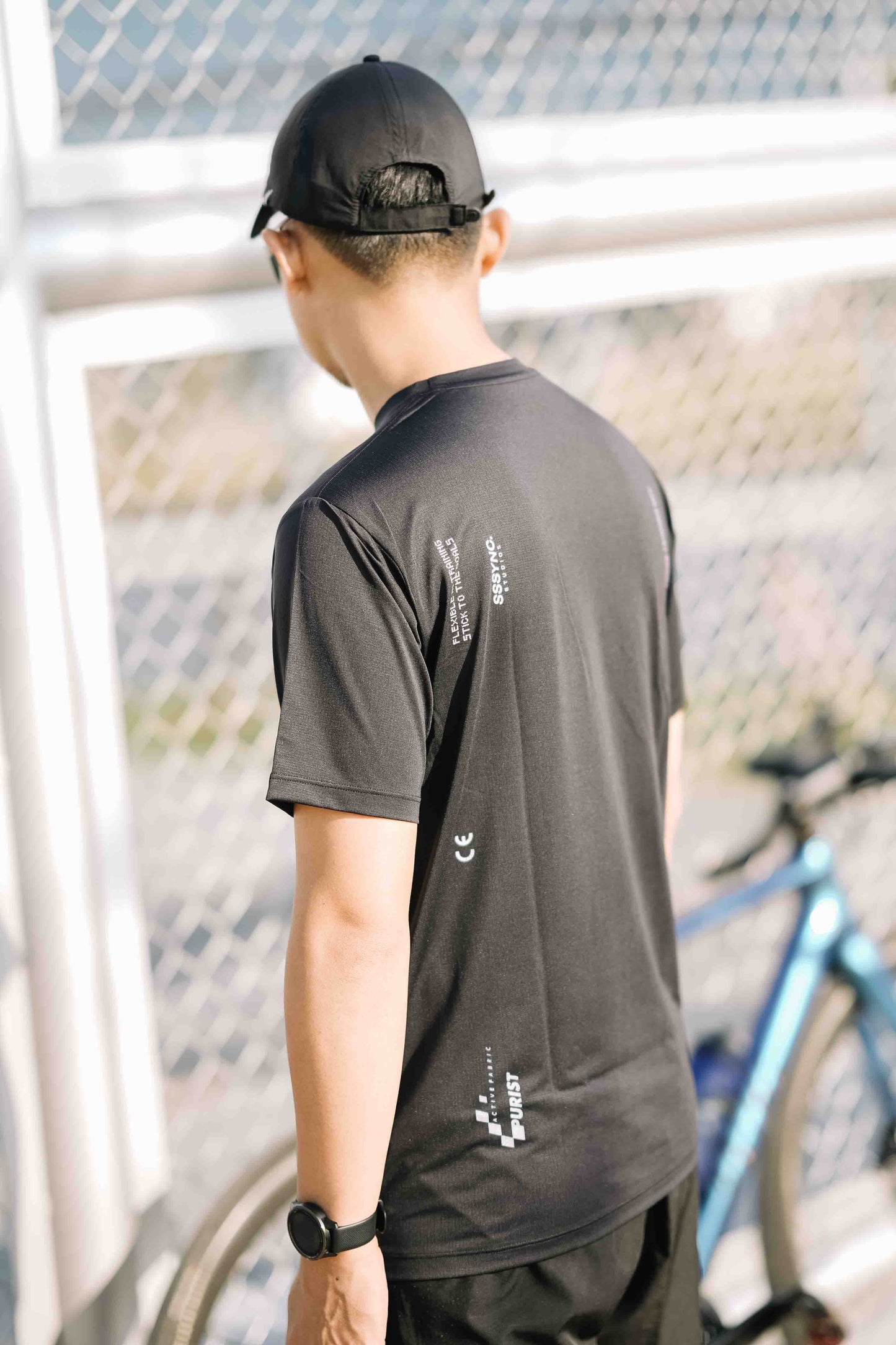 Cross Train G.E.N Black - SSSYNC STUDIOS Running Short Sleeve