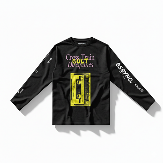 Cross Train Atmospheric Black - SSSYNC STUDIOS x FTJ Running and Cycling Long Sleeve