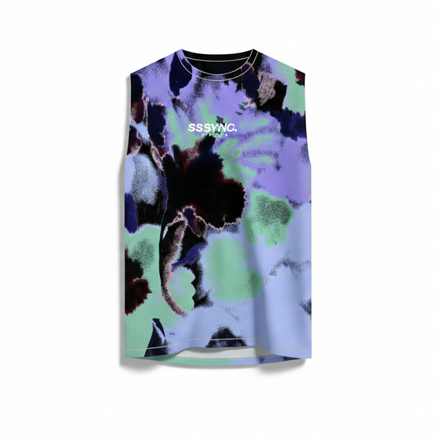 Organic Preserved Aria Oath Muscle Tee - SSSYNC Studios Running Jersey