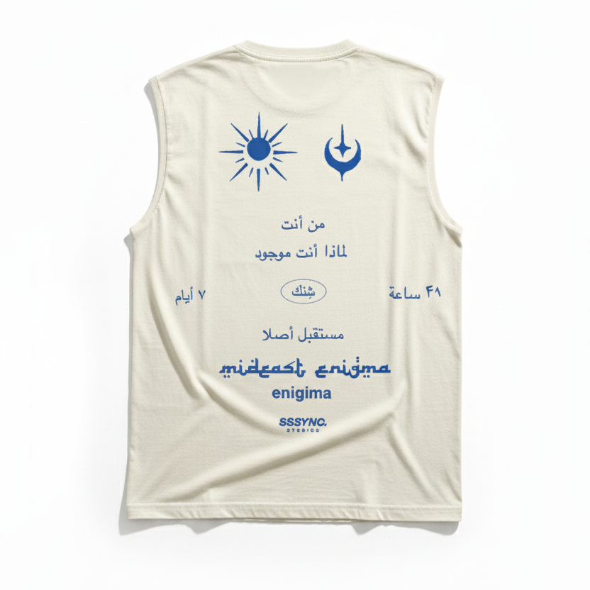 Mideast enigma Lebanese Muscle Tee - SSSYNC Studios Running Jersey