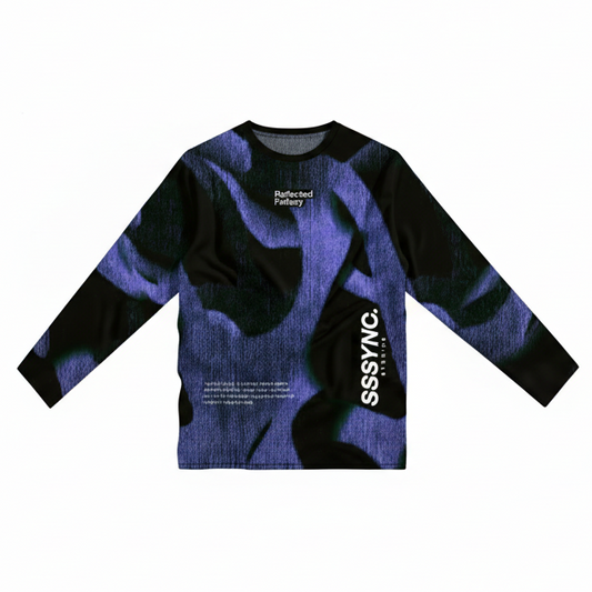Reflected Fallacy Deep Hominem Long Sleeve SSSYNC Studios Running Jersey