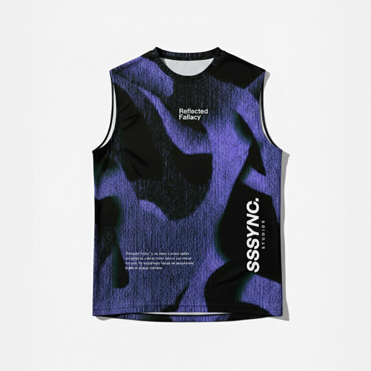 Reflected Fallacy Deep Hominem Muscle Tee - SSSYNC Studios Running Jersey