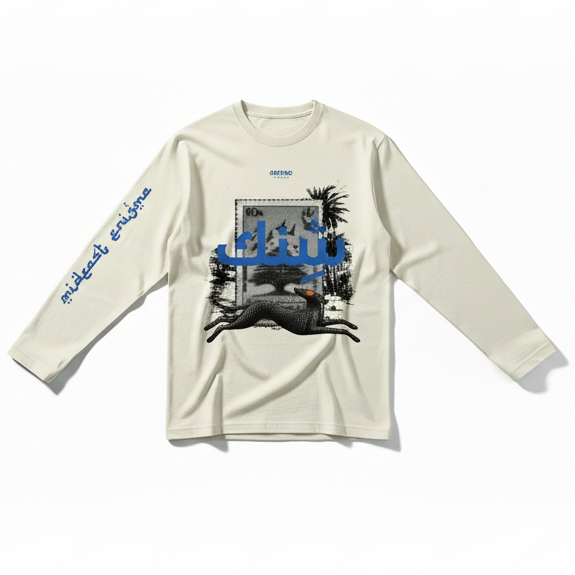 Mideast Enigma Lebanese Long Sleeve Women SSSYNC Studios Running Jersey