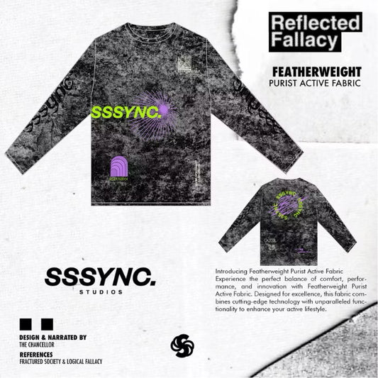 Reflected Fallacy Street Voices Long Sleeves SSSYNC Studios Woman Running Jersey