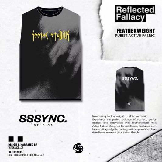 Reflected Fallacy Anti Criticsm Sleeveless SSSYNC Studios Running Jersey
