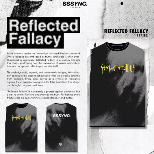 Reflected Fallacy Anti Criticsm Sleeveless SSSYNC Studios Running Jersey