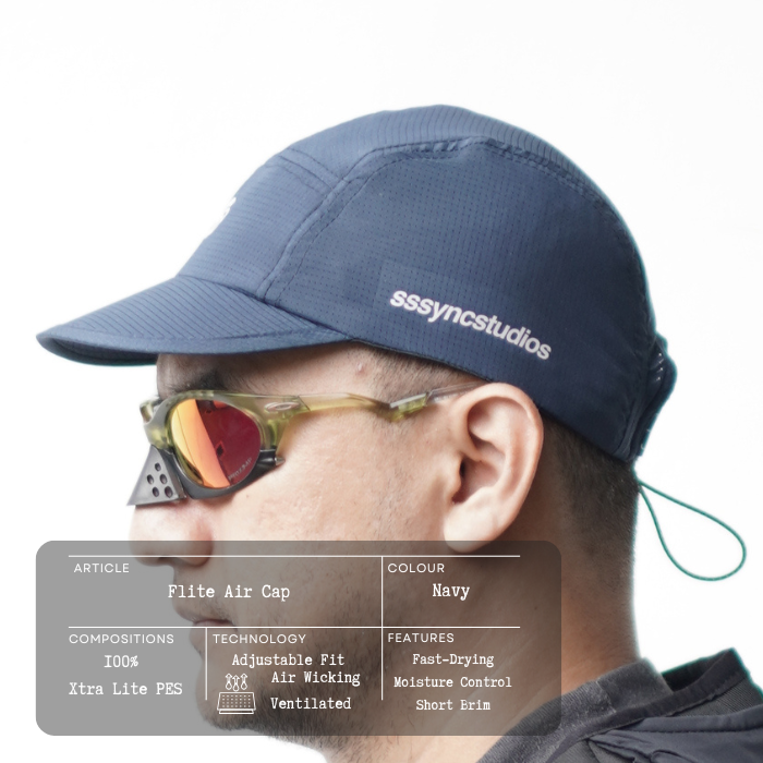 Sssync studios x FTJ Flite Air Cap: Extra-Light, Maximally Breathable