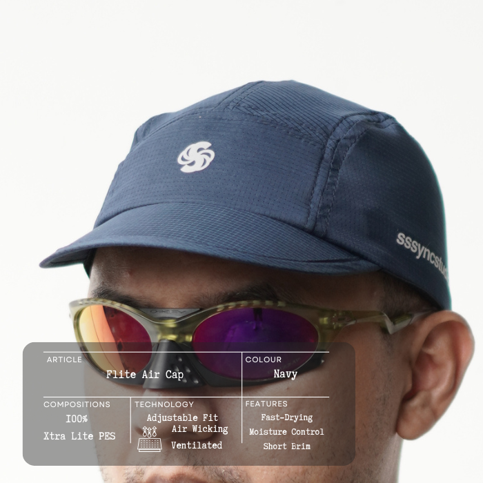 Sssync studios x FTJ Flite Air Cap: Extra-Light, Maximally Breathable