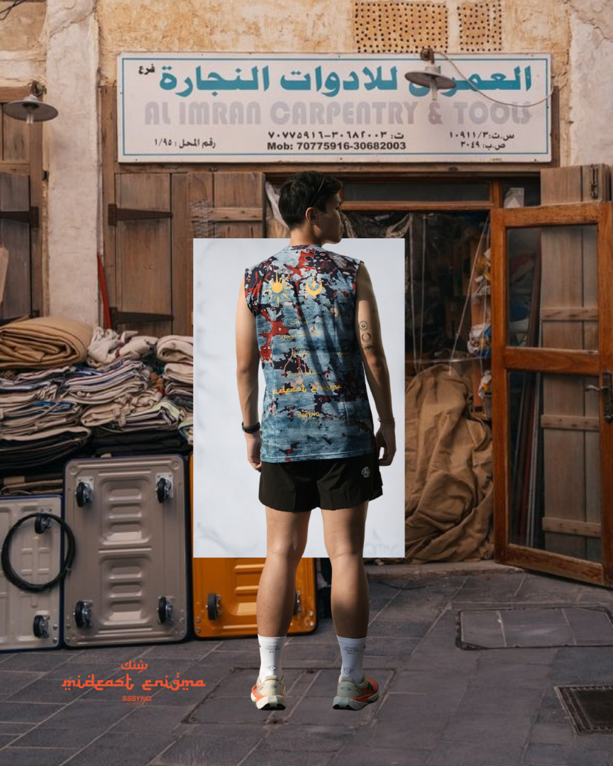 Mideast Enigma Safawi Sleeveless Running Jersey