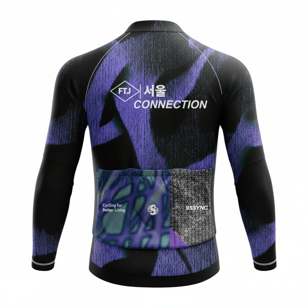 Pre Order Reflected Fallacy Deep Hominem FTJ Cycling Jersey Long Sleeve