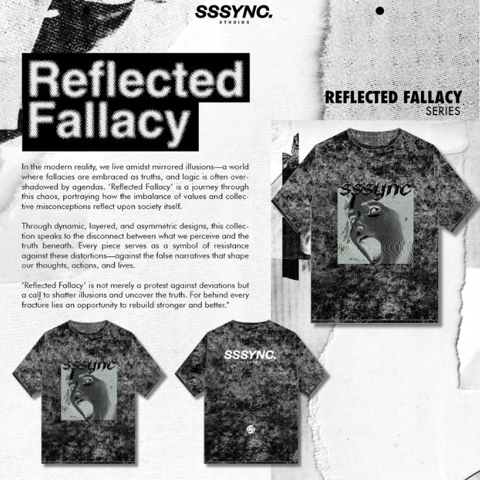 Reflected Fallacy Confusing Fact Washed Short Sleeves SSSYNC Studios Running Jersey